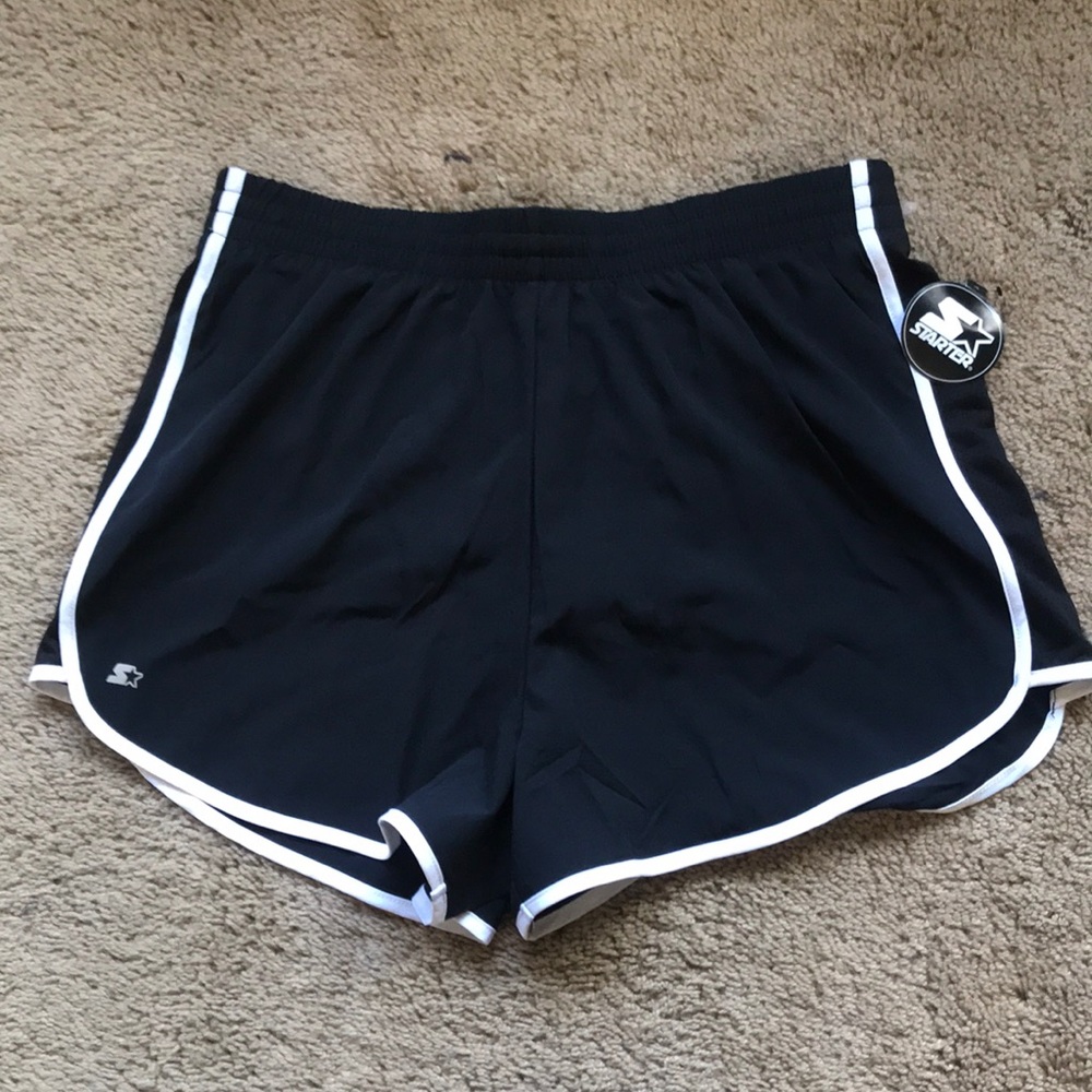 STARTER Black Running Shorts